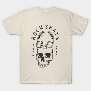 Rock skate skull T-Shirt